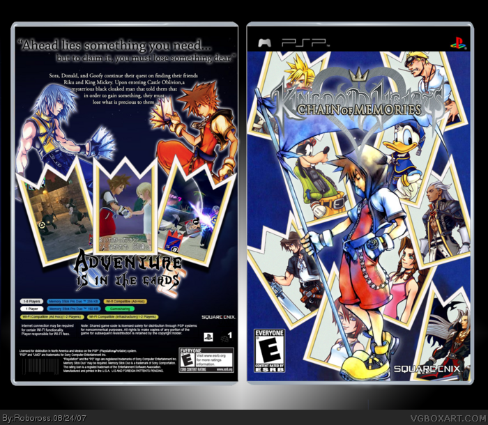 Kingdom Hearts: Chain of Memory box art cover