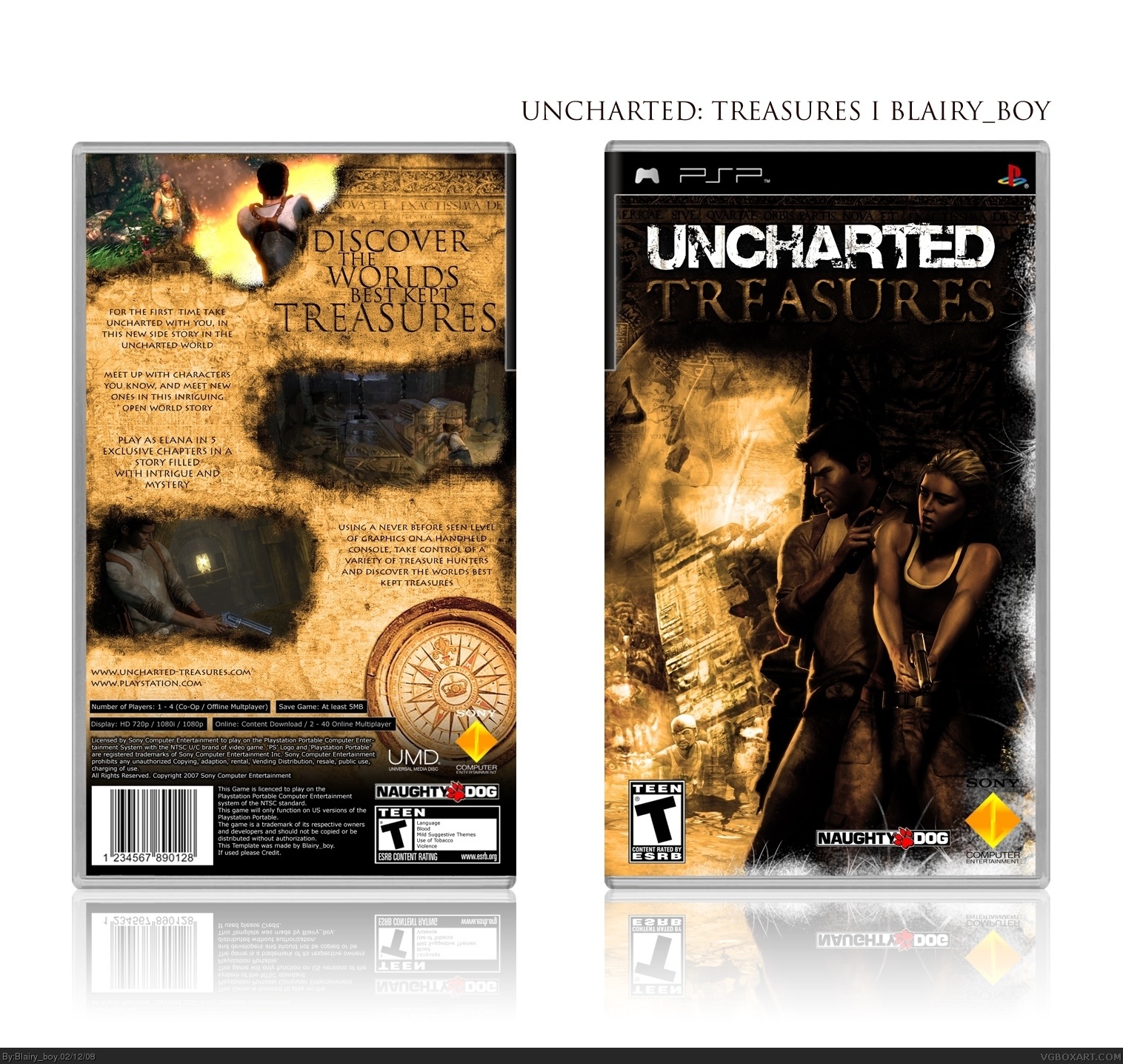 Uncharted: Treasures box cover