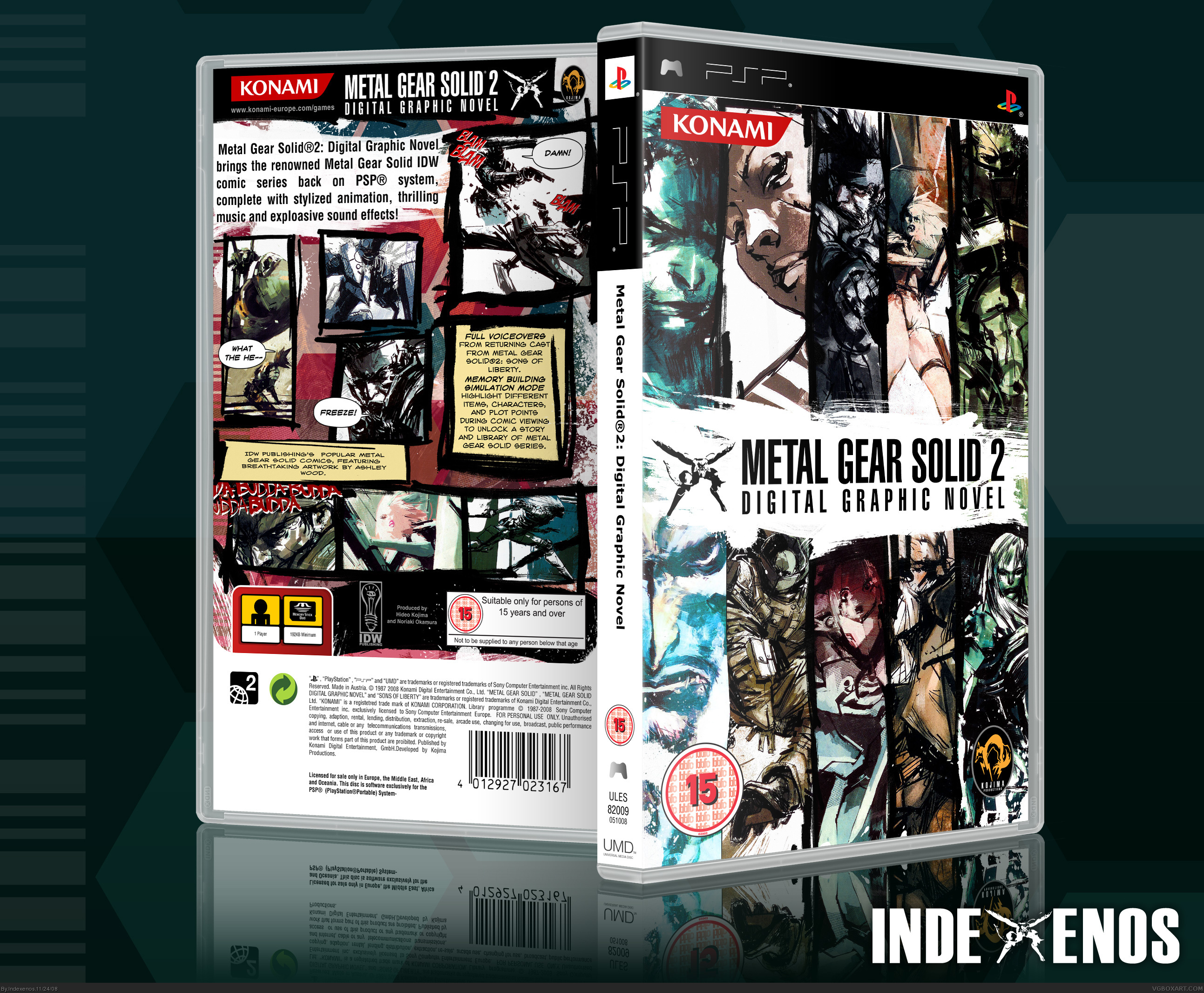 Metal Gear Solid 2: Digital Graphic Novel box cover