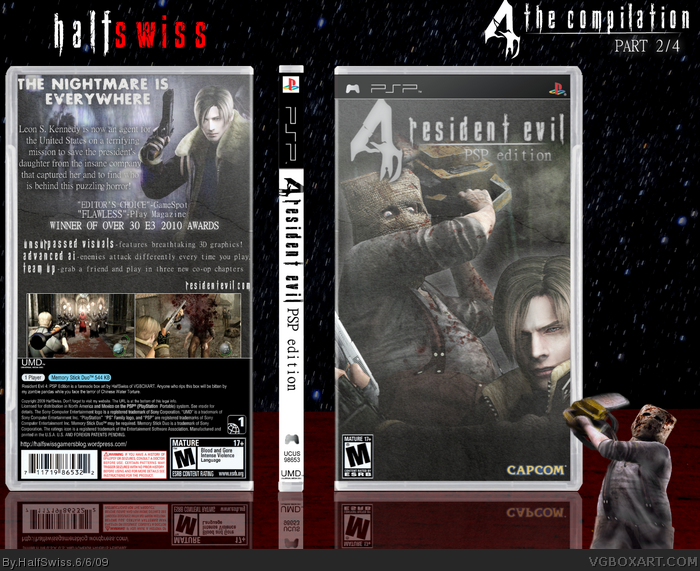Resident Evil 4: PSP Edition box art cover