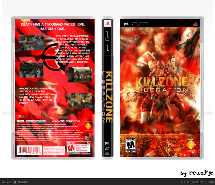 Killzone: Liberation box art cover