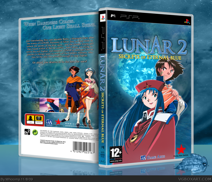 Lunar: Secrets of Eternal Blue box art cover