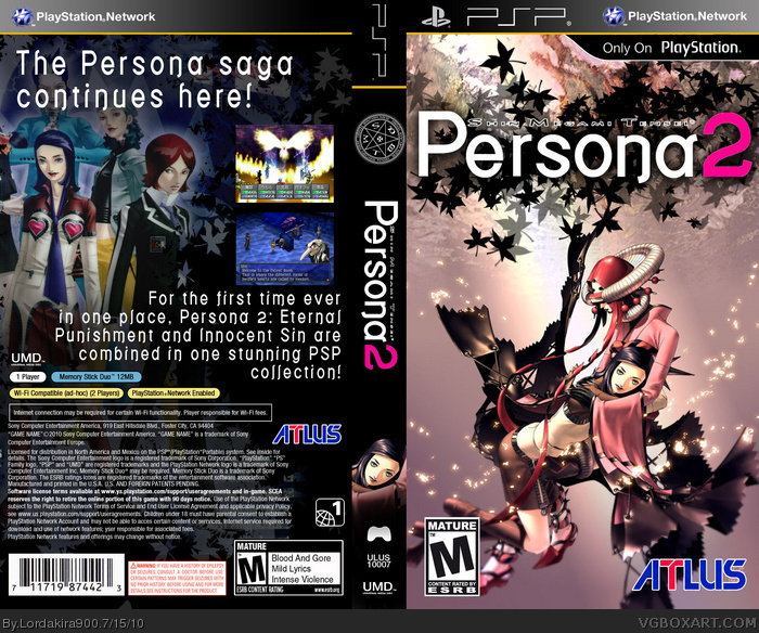 Shin Megami Tensei: Persona 2 box art cover