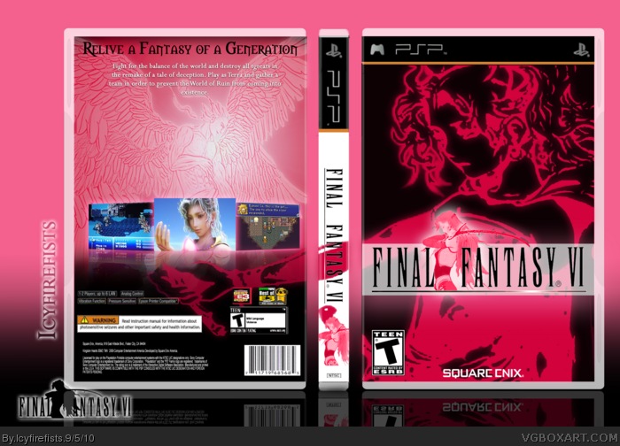 Final Fantasy VI: Anniversary Edition box art cover
