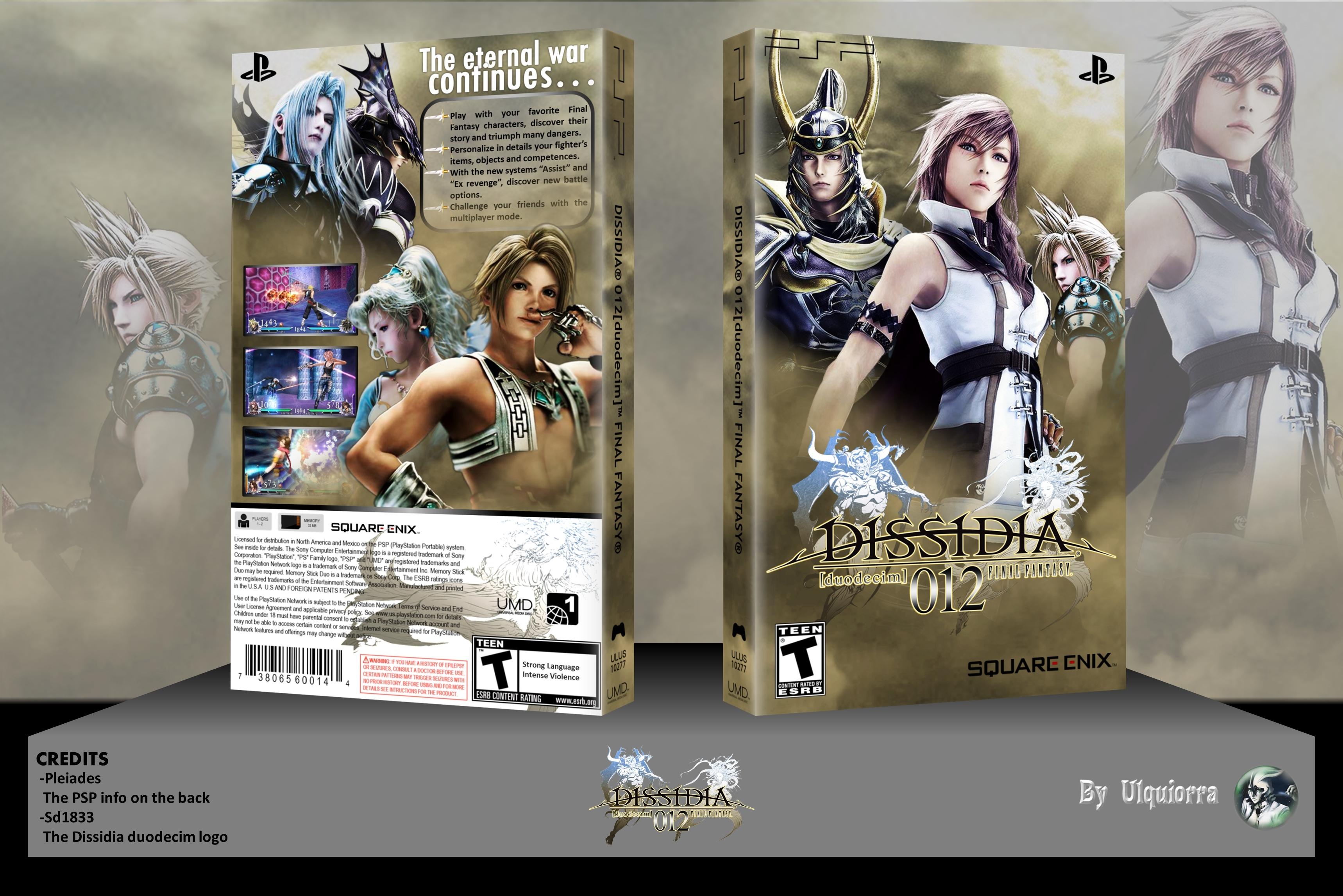 Dissidia Duodecim box cover
