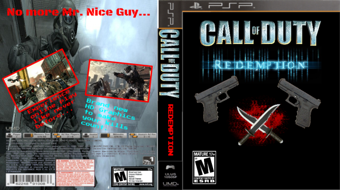 Call of Duty: Redemption box art cover