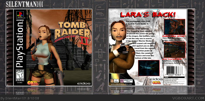 Tomb Raider II box art cover