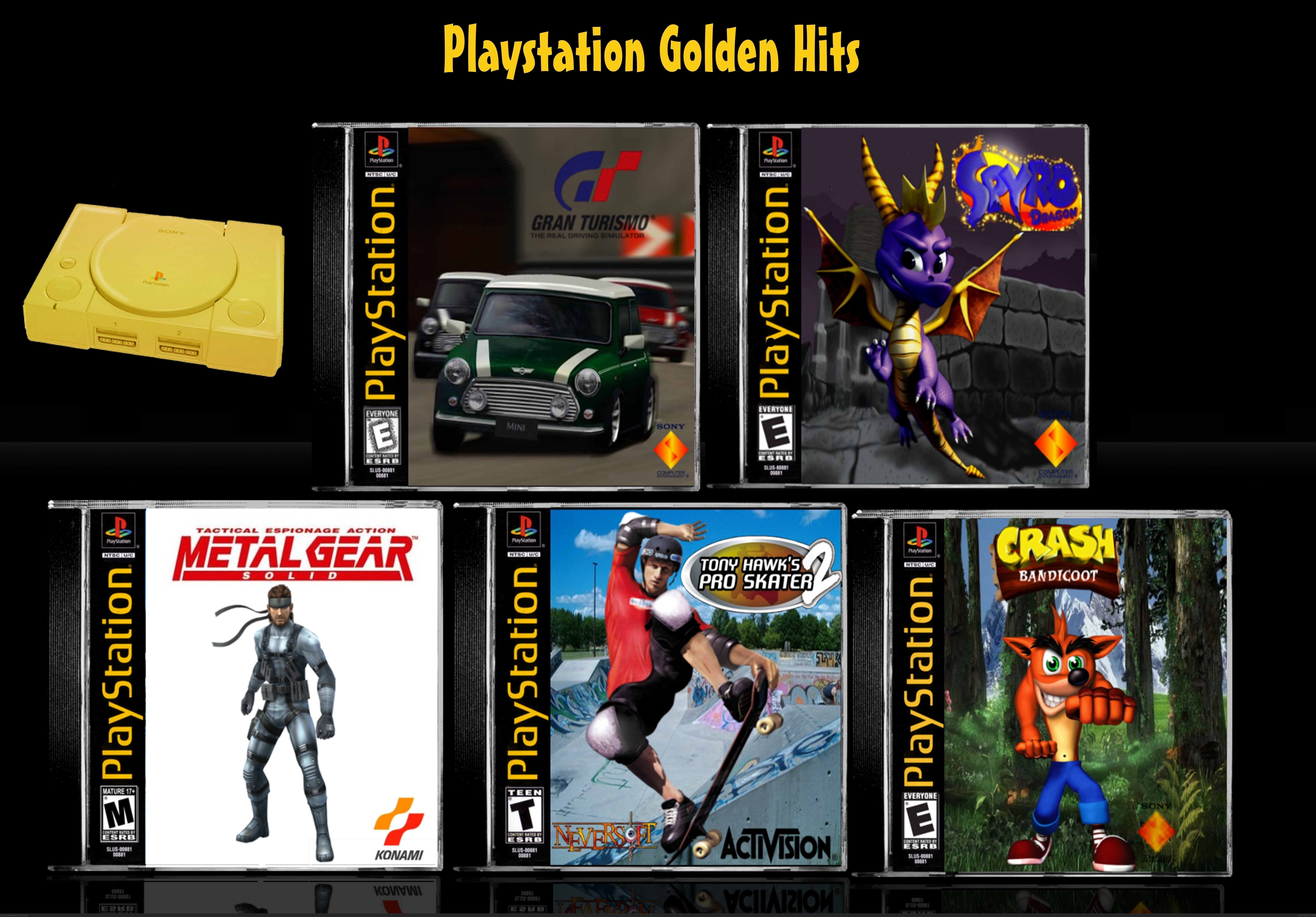 PlayStation Golden Hits: 15th Anniversary box cover