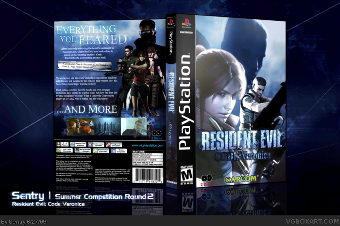 Resident Evil Code: Veronica box art cover