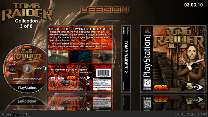Tomb Raider II box art cover