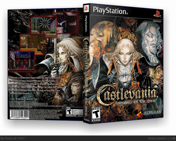 Castlevania: Symphony Of The Night box art cover