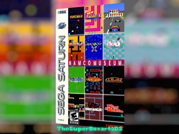 Namco Museum box art cover