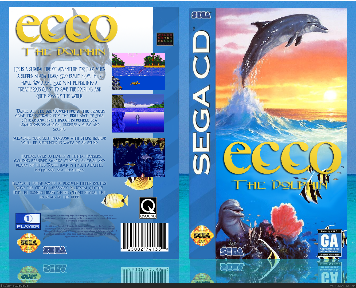 Ecco the Dolphin box cover