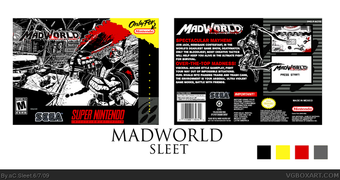 Madworld box art cover