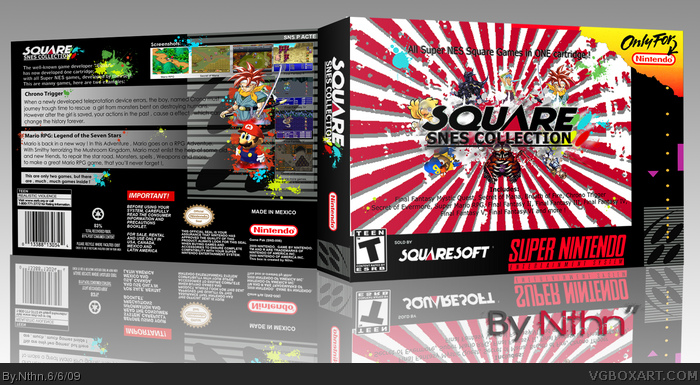 Square SNES Collection box art cover
