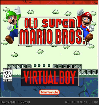 Old Super Mario Bros. box cover