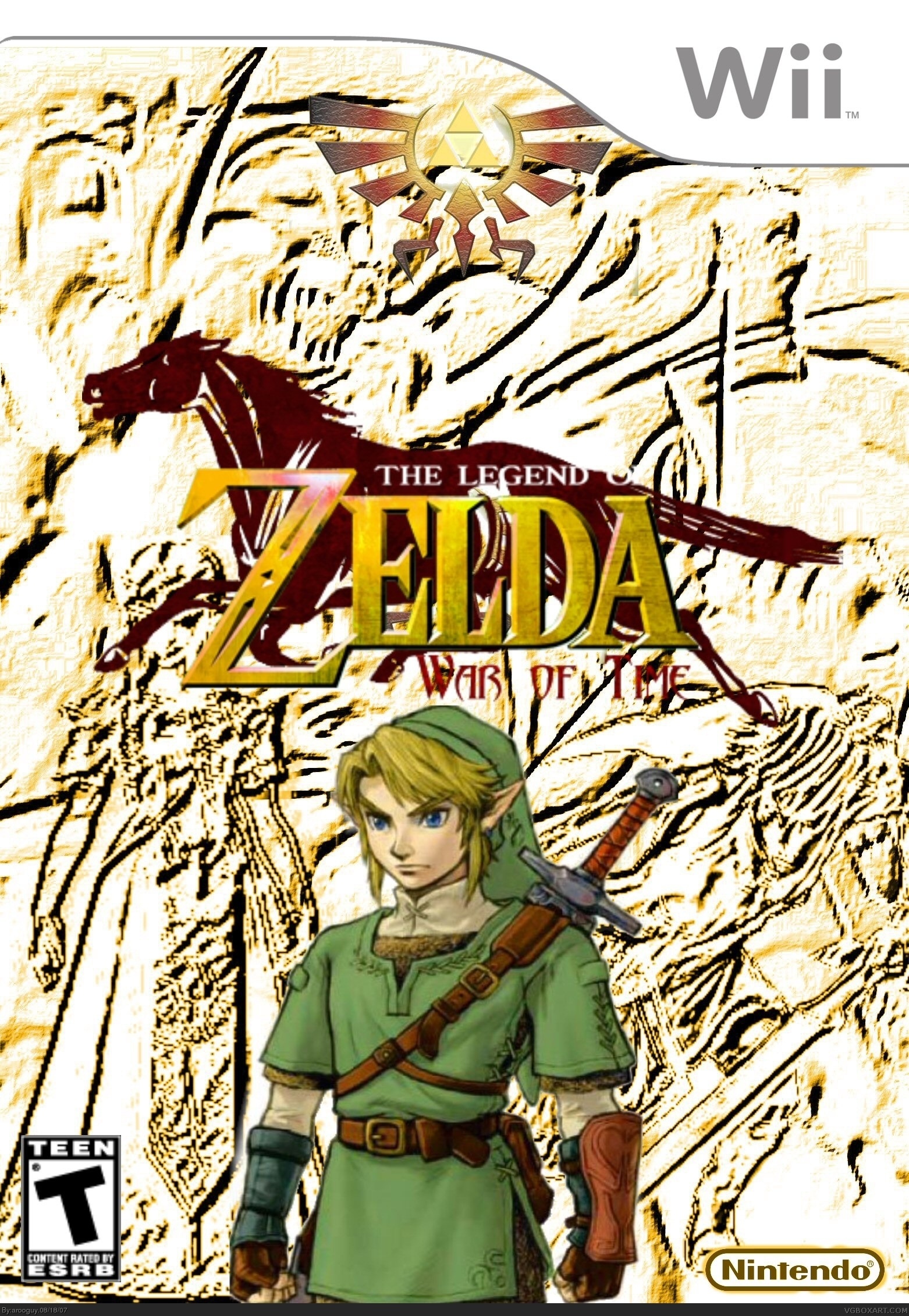 The Legend of Zelda: War of Time box cover