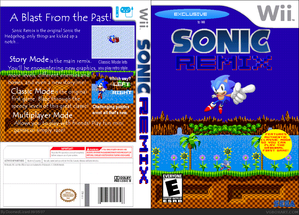Sonic: Remix box cover