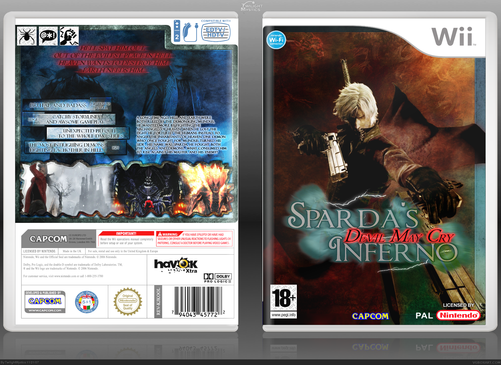 Devil May Cry: Sparda's Inferno box cover