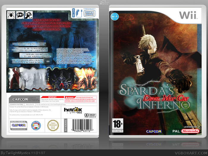Devil May Cry: Sparda's Inferno box art cover