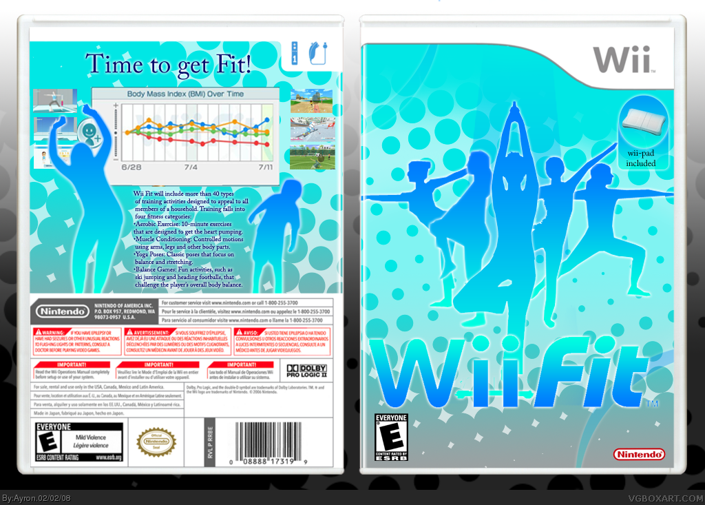 Wii Fit box cover