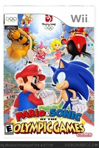 Mario and Sonic at the Olympic Games box cover