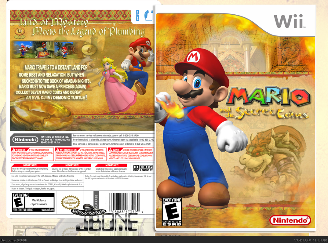 Mario and the Secret Coins box cover