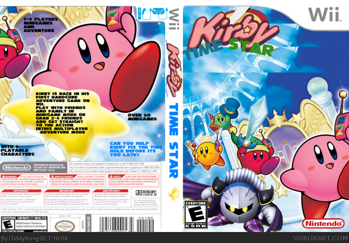 Kirby: Time Star box art cover