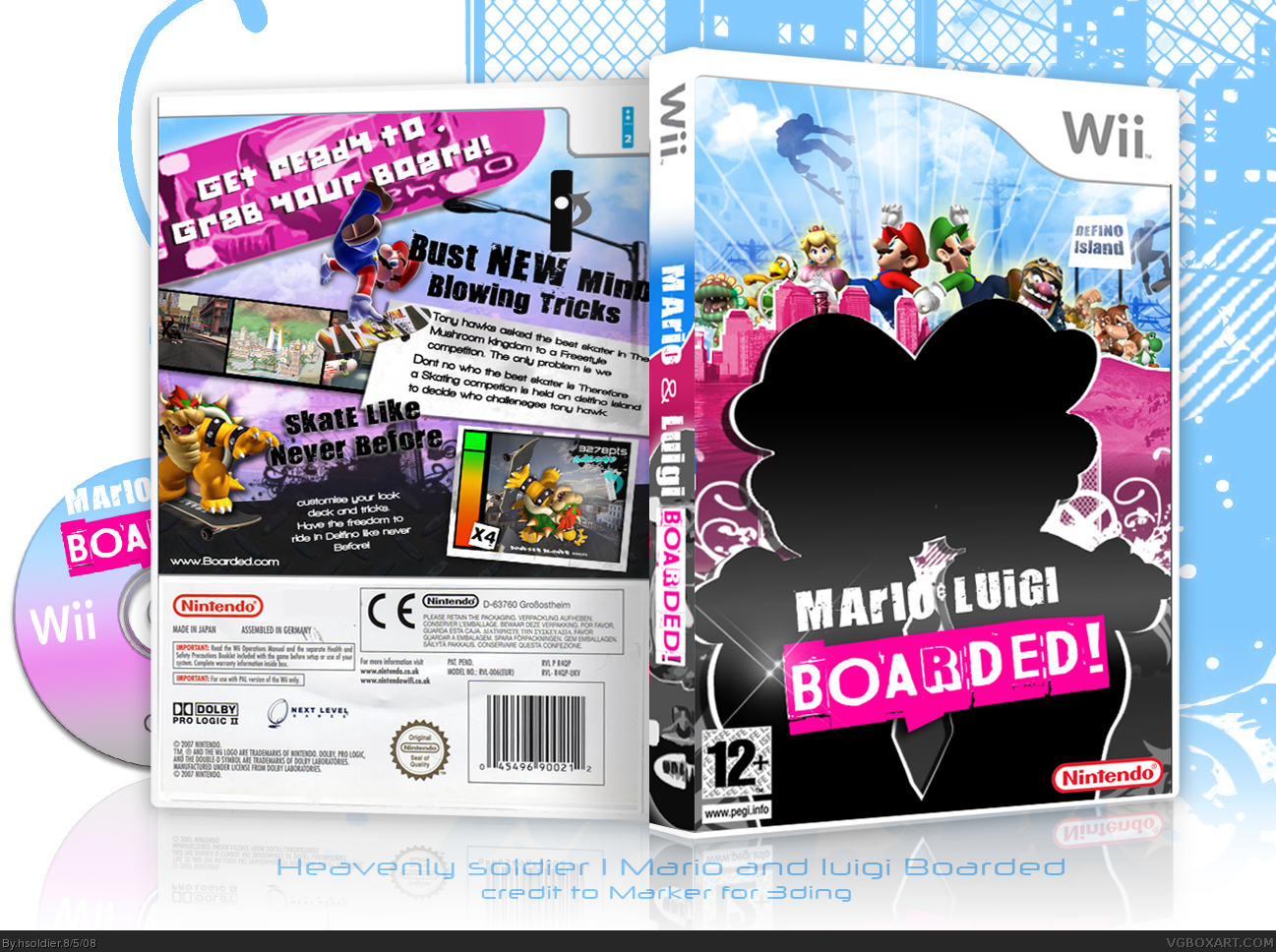 Mario And Luigi: Boarded box cover