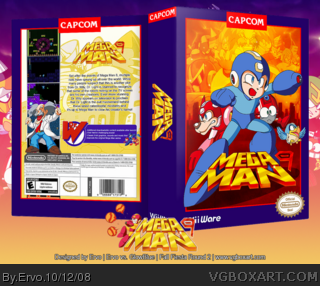 Megaman 9 box art cover