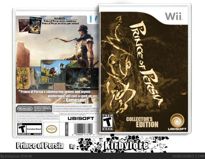 Prince of Persia : Collector's Edition box art cover