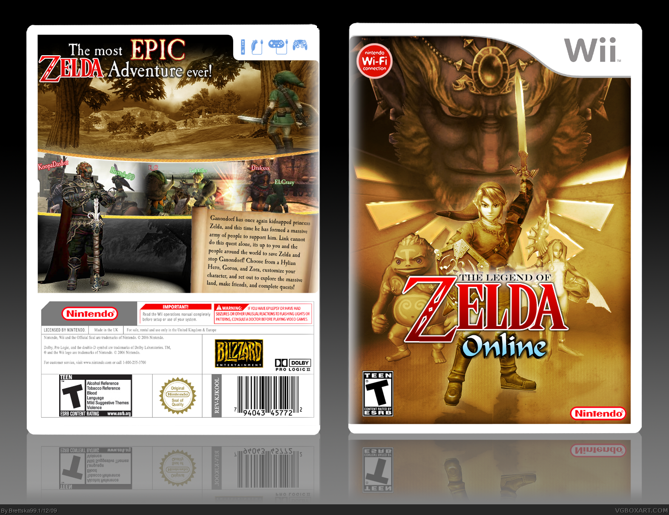 The Legend of Zelda: Online box cover