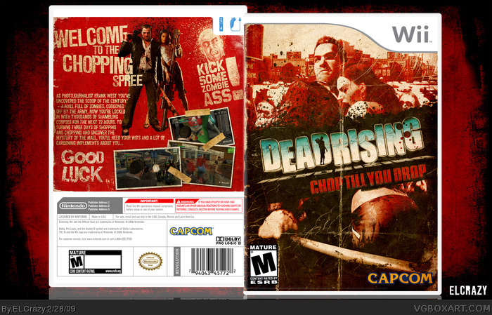 Dead Rising: Chop Till' You Drop box art cover