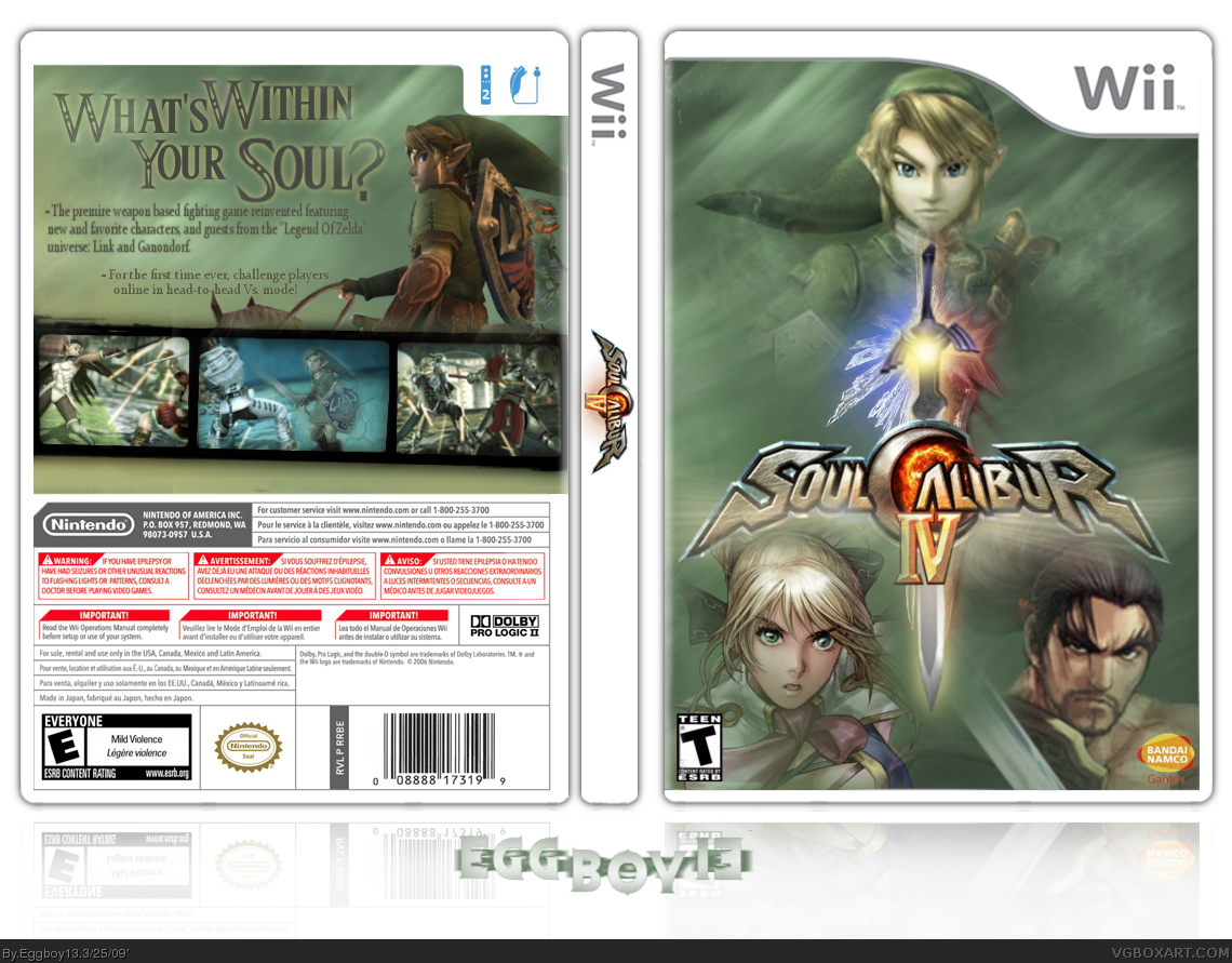 Soul Calibur IV box cover