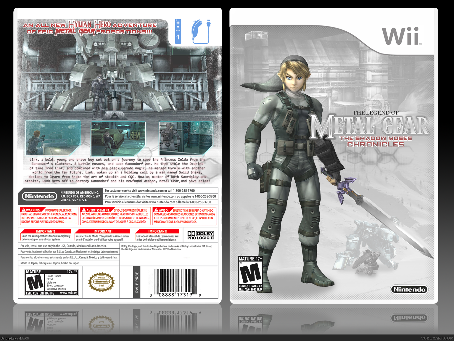 The Legend of Metal Gear: Shadow Moses Chronicles box cover