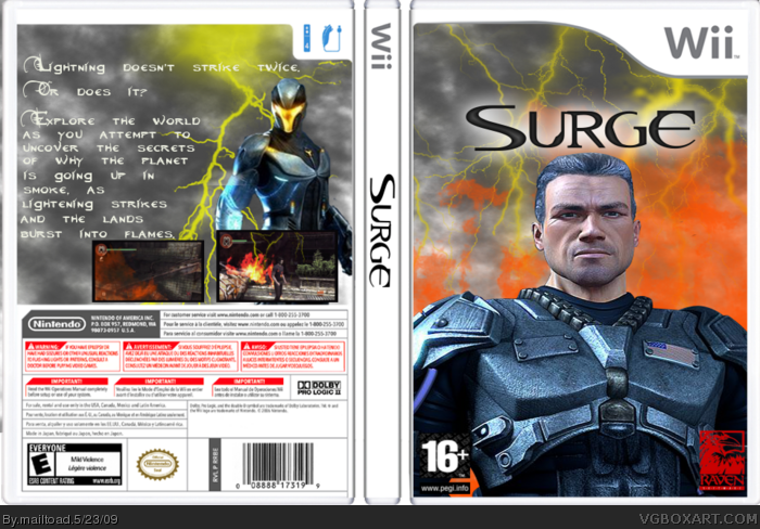 Surge box art cover