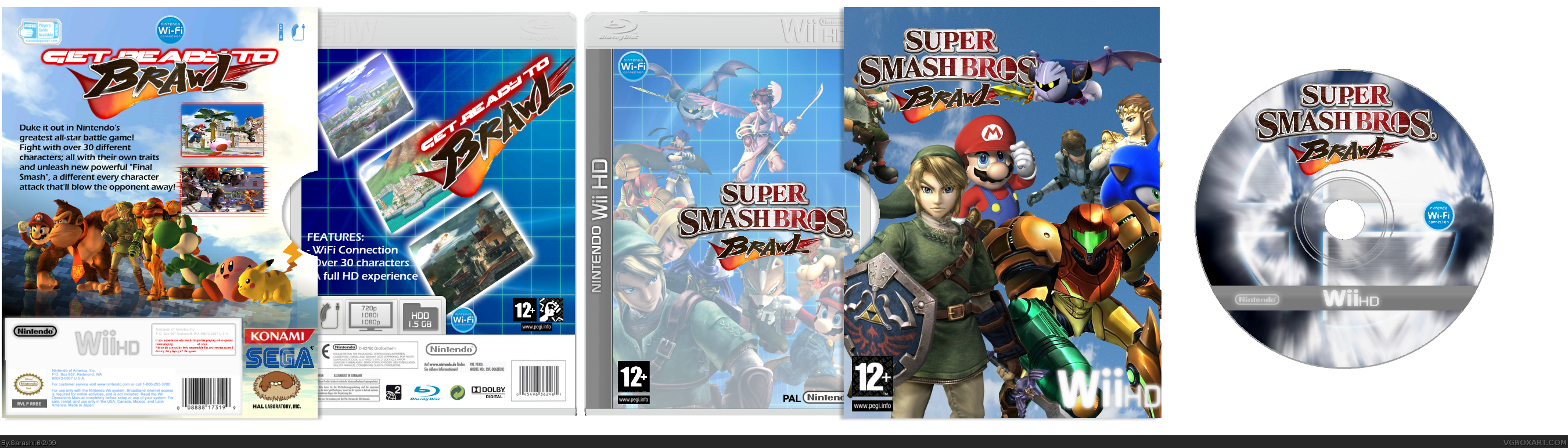 Super Smash Bros. Brawl (WiiHD) box cover