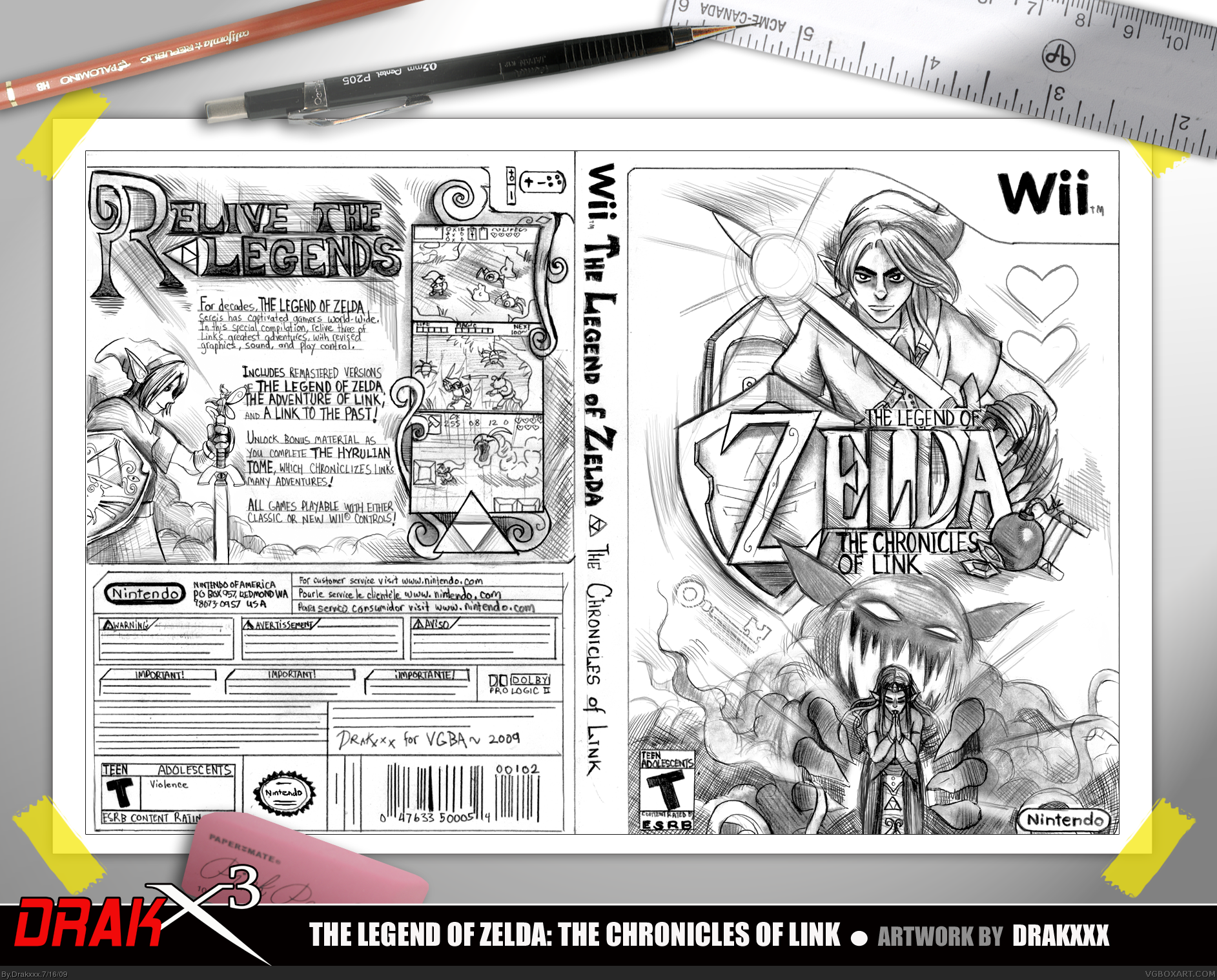 The Legend of Zelda: The Chronicles of Link box cover