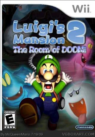 Luigi's Mansion 2: The Room of DOOM! box cover