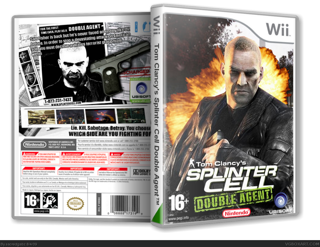 Splinter Cell: Double Agent box cover