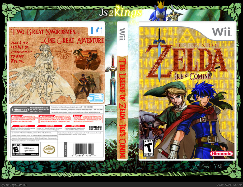 The Legend of Zelda: Ike's Coming box cover