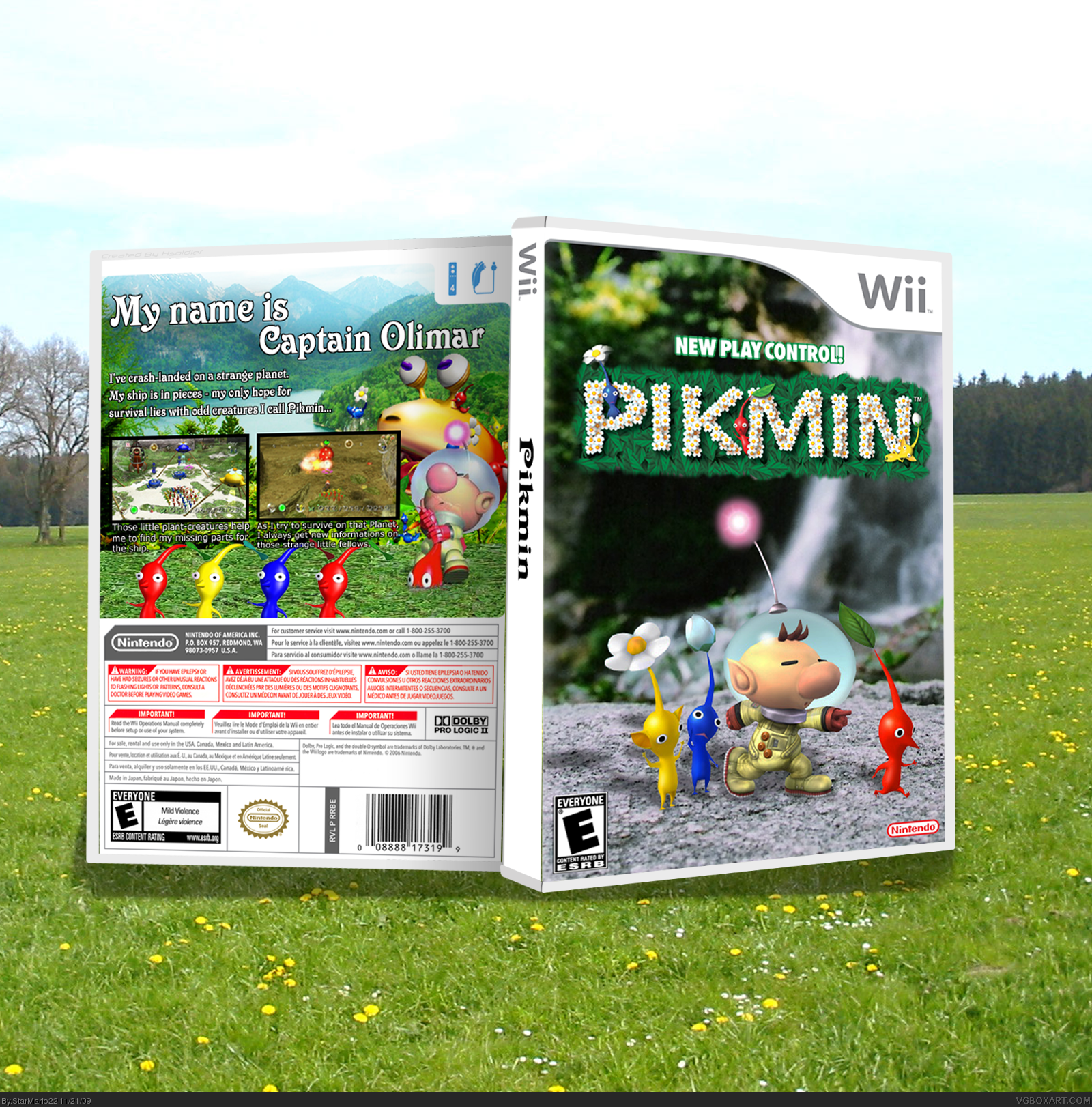 New Play Control! Pikmin box cover