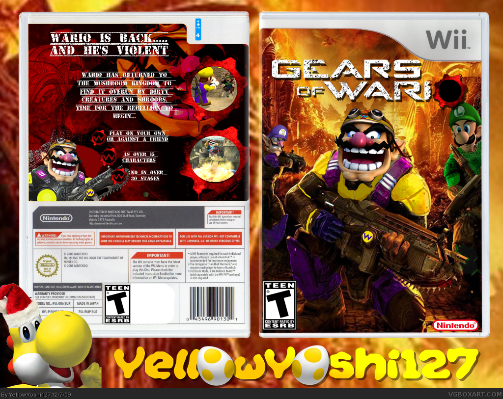 Gears Of Wario box cover