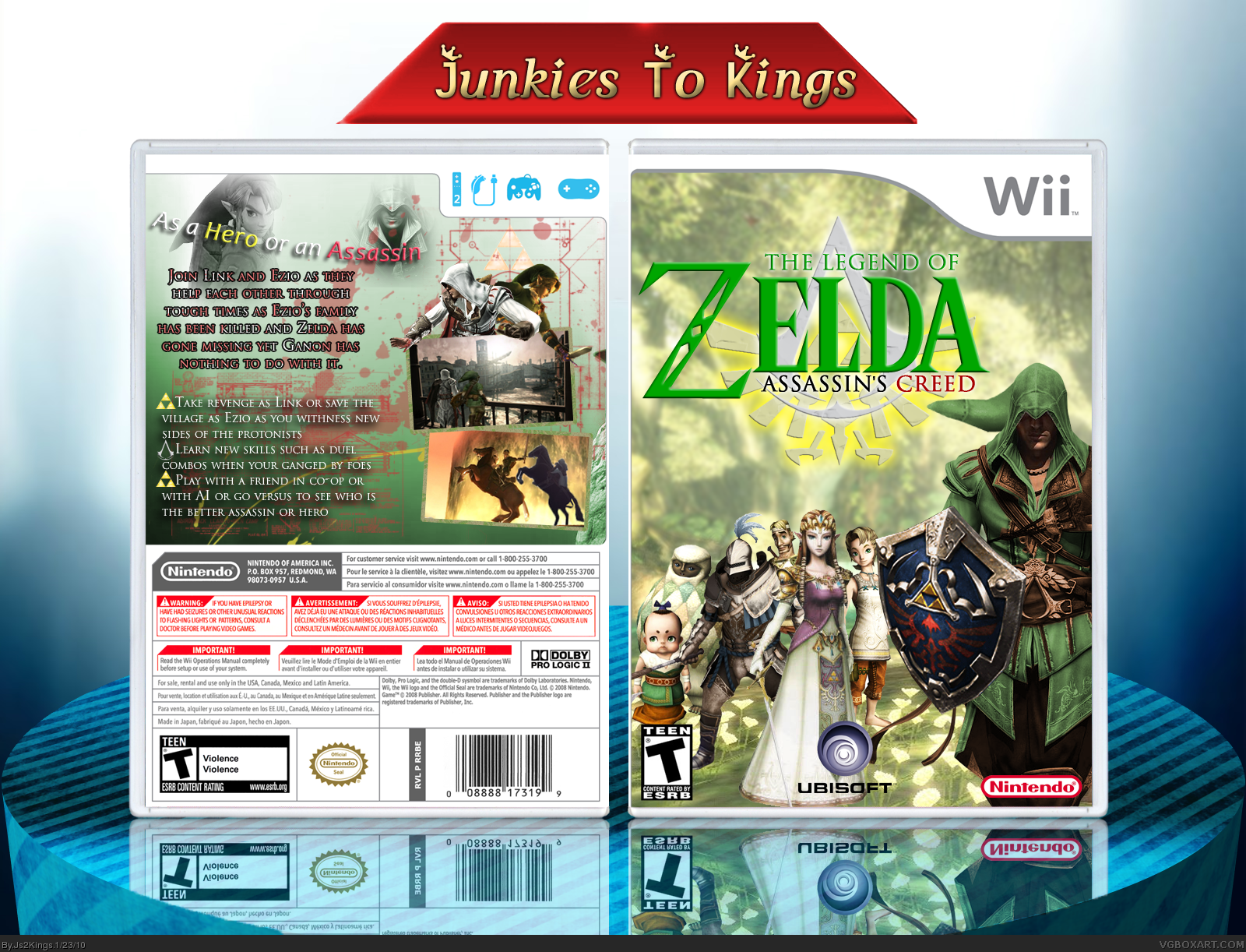 The Legend of Zelda: Assassin's Creed box cover