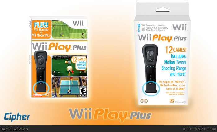 Wii Play Plus box art cover