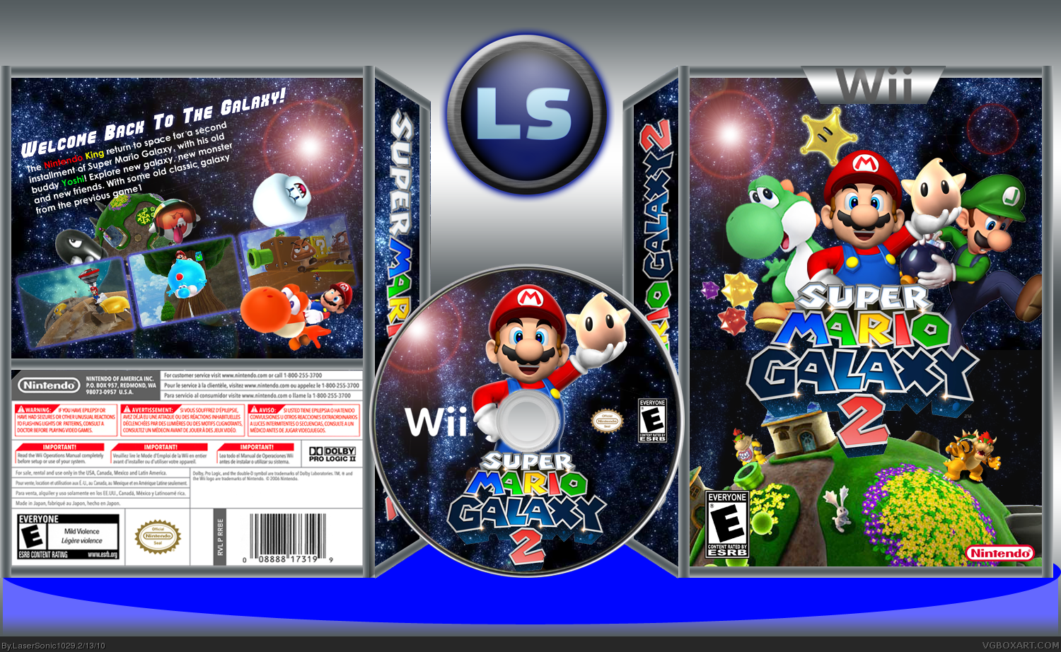 Super Mario Galaxy 2 box cover