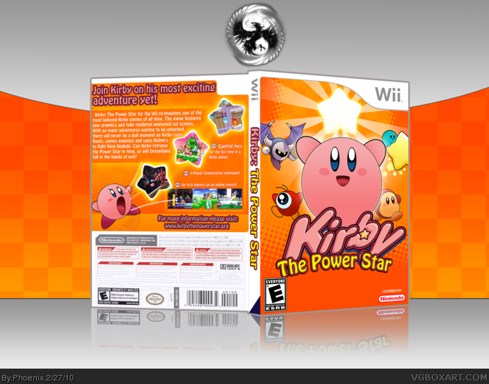 Kirby: The Power Star box art cover