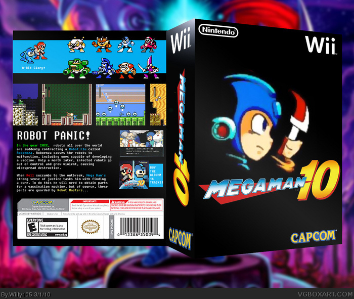 Mega Man 10 box art cover