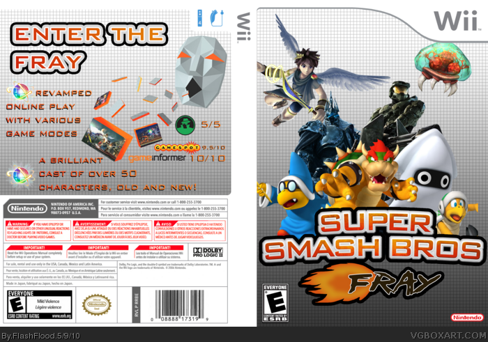 Super Smash Bros. Fray box art cover