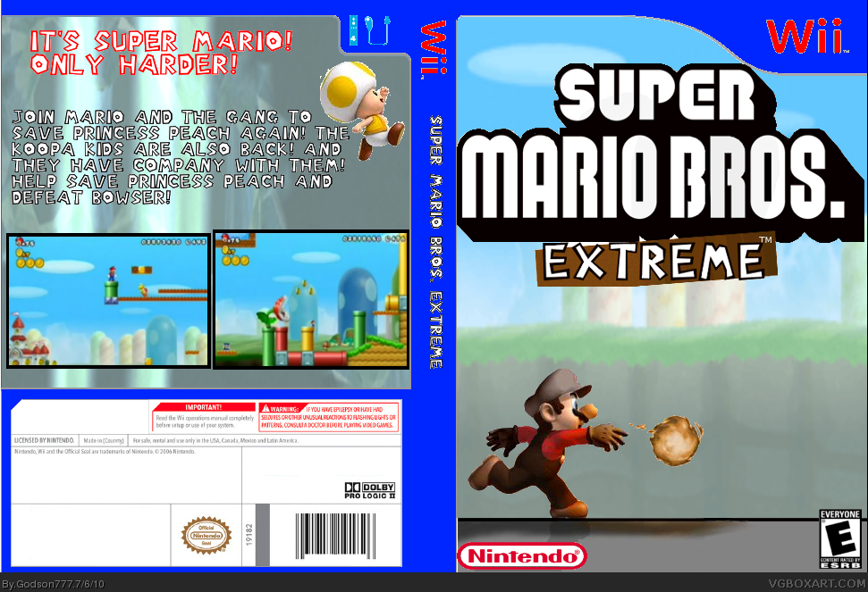 Super Mario Bros. Extreme box cover